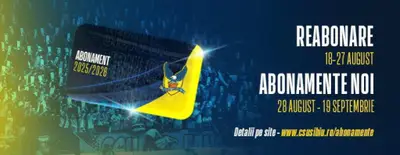 Abonamente pentru suporterii CSU