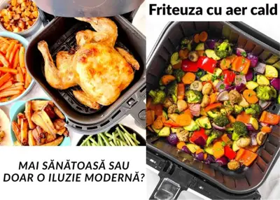 Friteuza cu aer cald: mai sănătoasă sau doar o iluzie modernă?