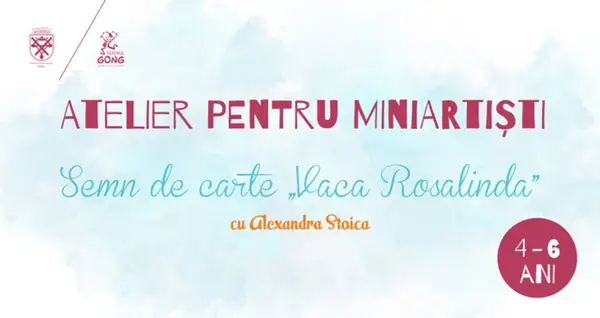 Atelier pentru miniArtisti - Semn de carte „Vaca Rosalinda”